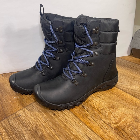 Keen Greta Boot WP 7.5 , Black/Black (Women's)